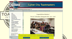 Desktop Screenshot of culvercitytoastmasters.org