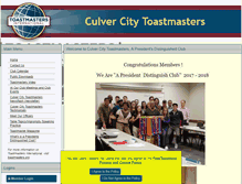 Tablet Screenshot of culvercitytoastmasters.org